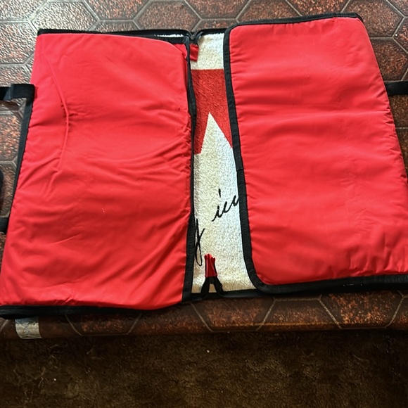 Tri Fold Exercise Mat Lightweight and Portable with Nylon Straps and 1”Padding - Picture 2 of 5